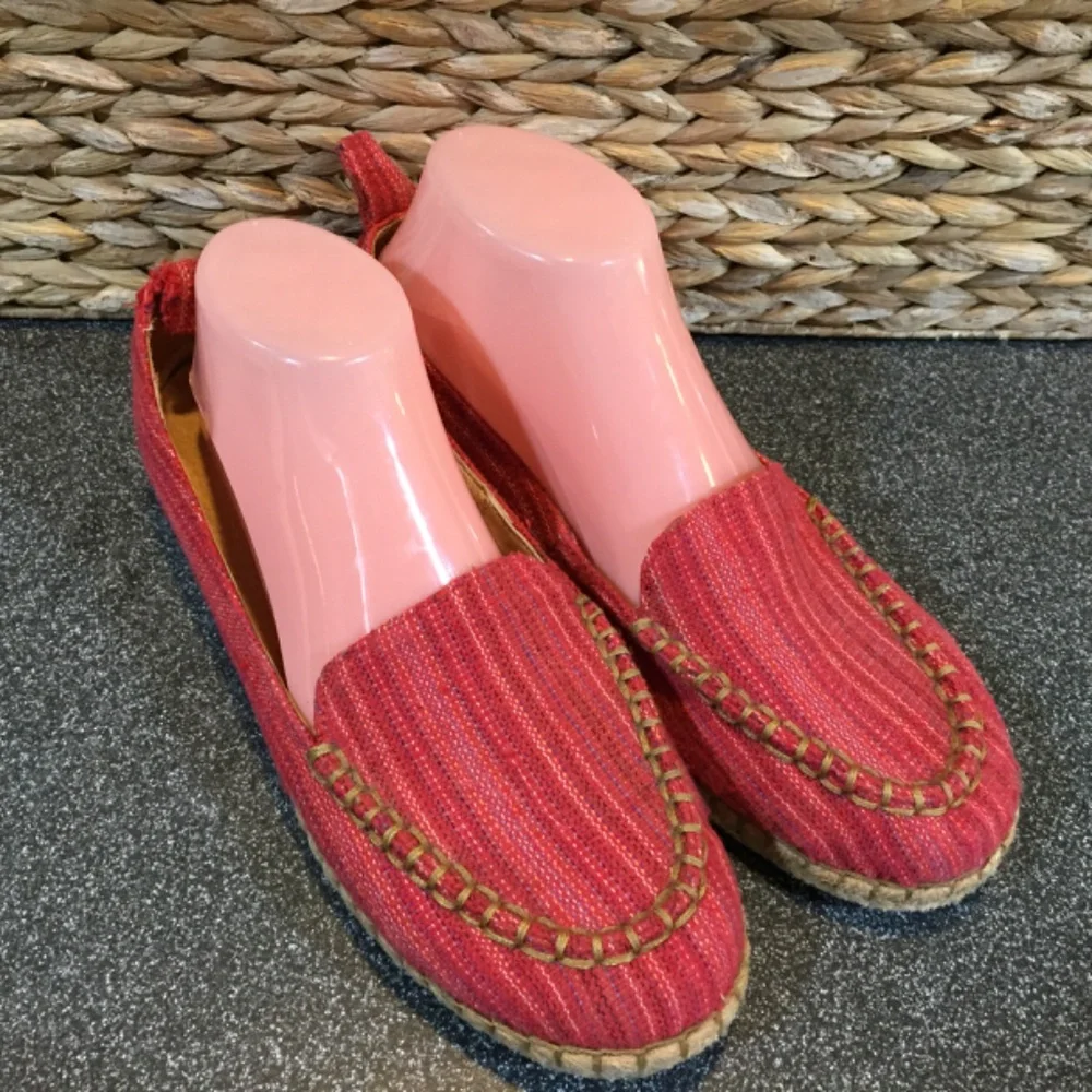 Born Red Espadrille Flats